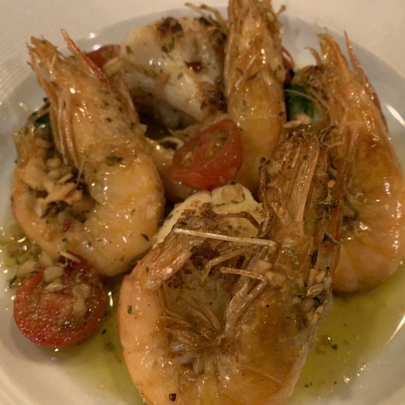 天使の海老のソテー(ランタン・ルージュ)