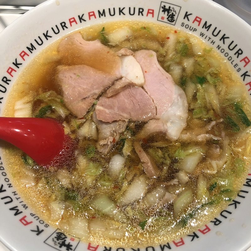 おいしいラーメン(どうとんぼり神座 アマスタアマセン店)
