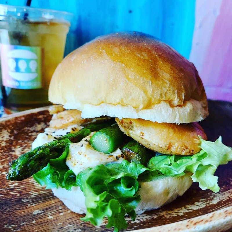 ホタテアスパラバーガー(toto BURGER)