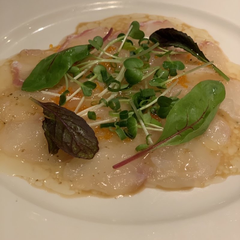 鯛のカルパッチョ(アメリカンクラブハウス)