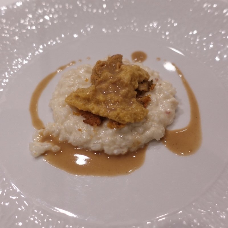 渡蟹と雲丹のリゾット(ルメルシマン オカモト)