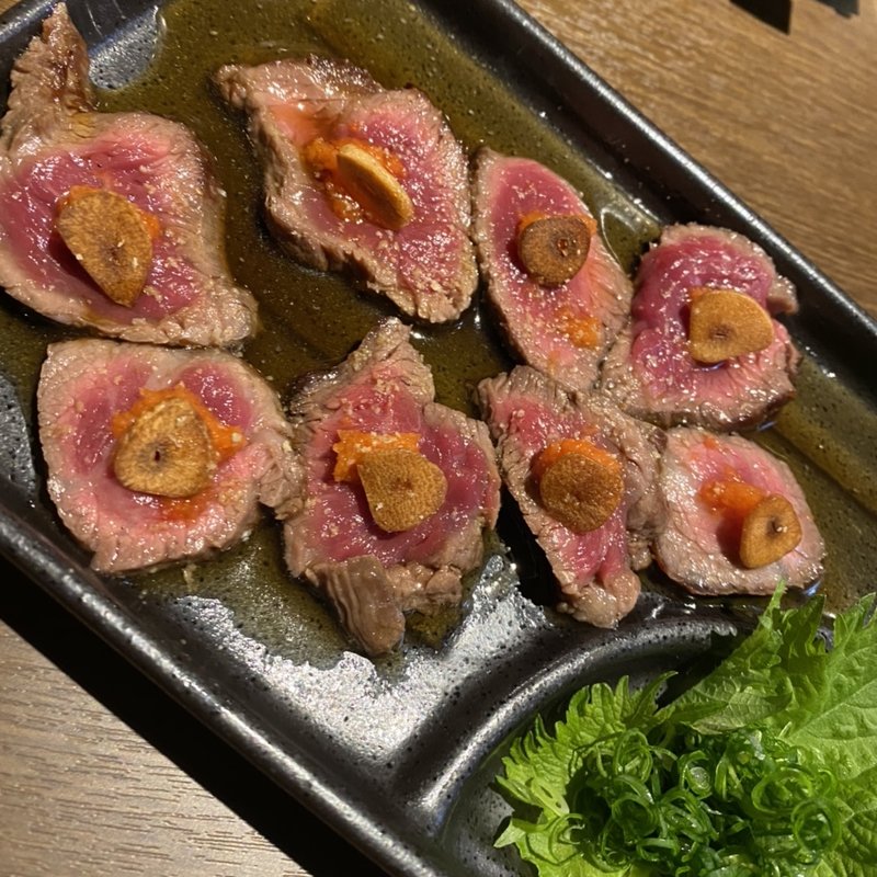 黒毛和牛タタキポン酢 JINYA風(博多流 神屋 )