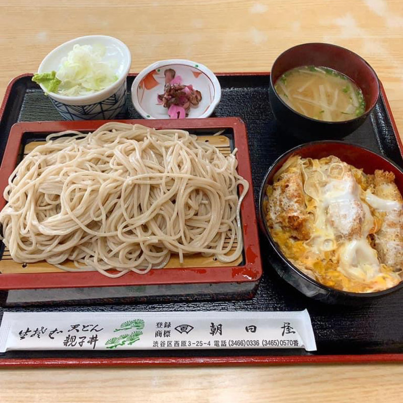 かつ丼もりそばセット(生蕎麦 朝日屋)