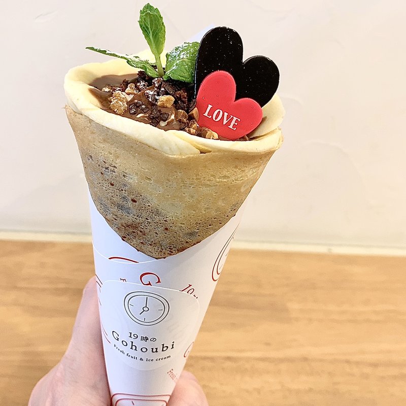 チョコバナナクレープ(19時のGohoubi)