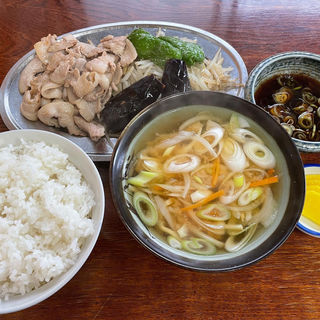 和風オイル焼肉定食(舞木ドライブイン )
