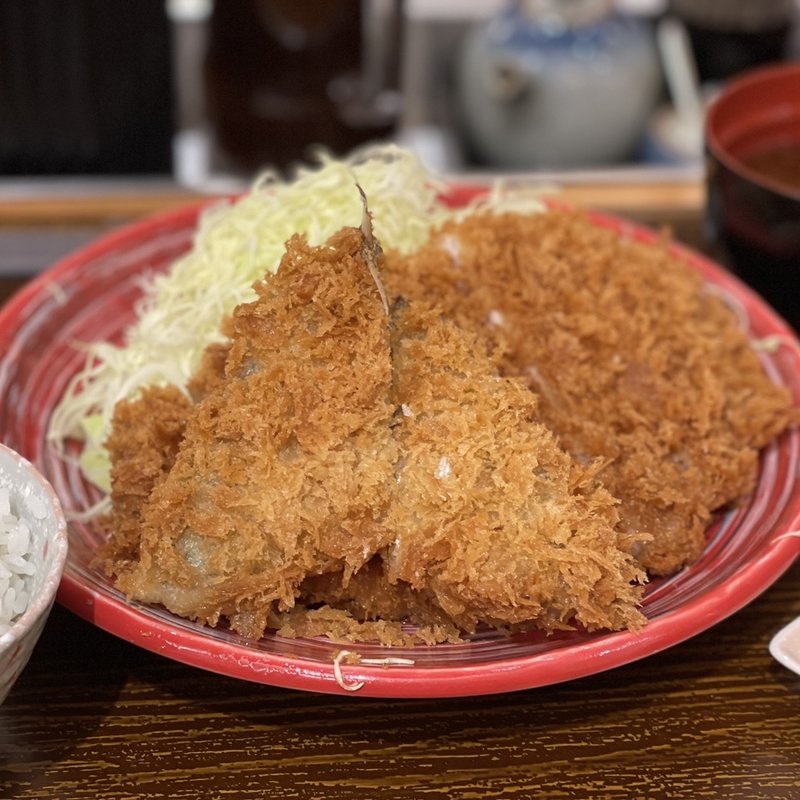 ロースかつ定食(とんかつ　まるや 大手町店 )