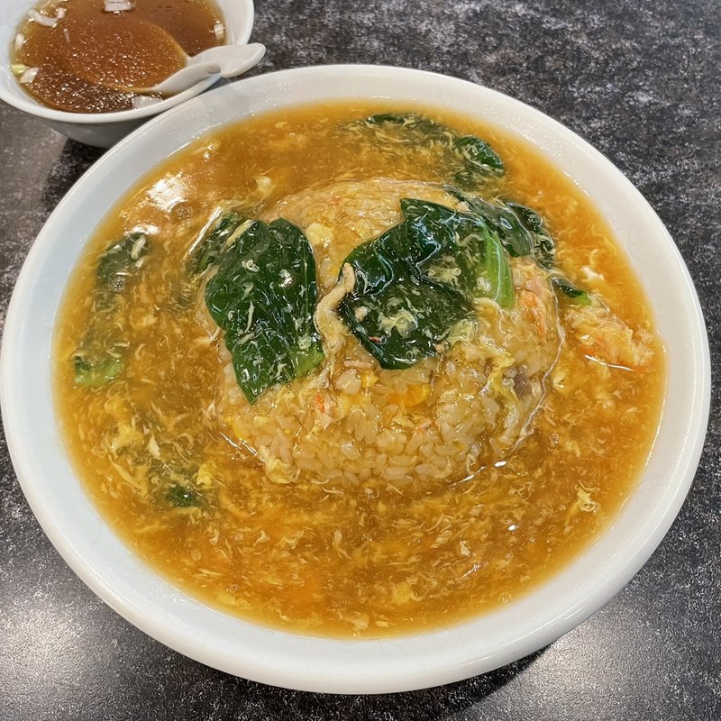 カニあんかけチャーハン(精華園)