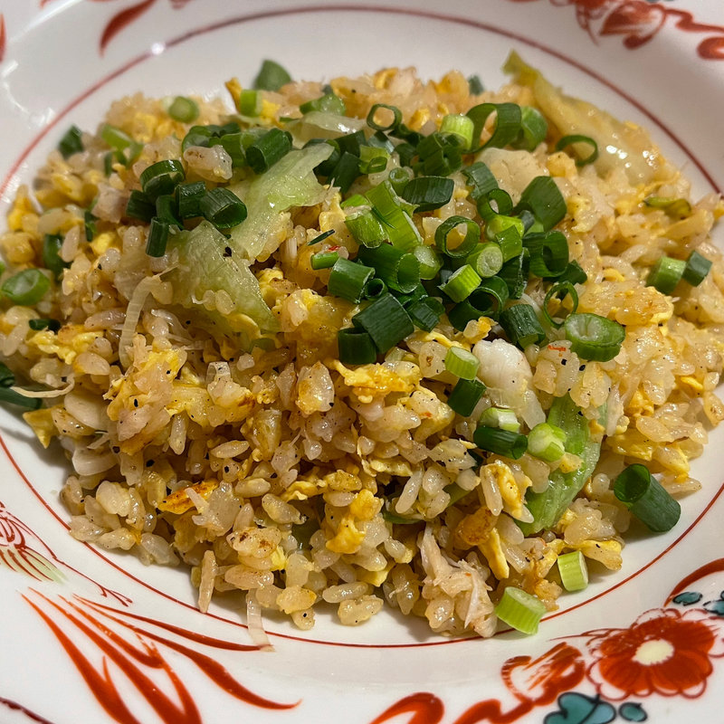 カニレタスチャーハン(アジアン ヌードル  )