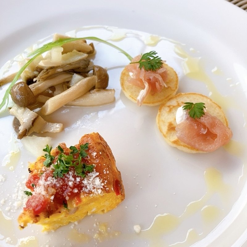 ランチコース（前菜の盛り合わせ）(UNDER THE SKY)