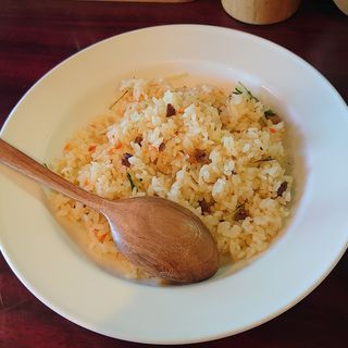 チャーシューと水菜のピラフ(麺屋鎌倉山 )