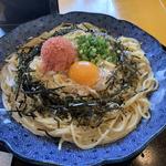 たらこと湯葉とモッツァレラチーズのカルボナーラ(洋麺屋五右衛門西宮店)