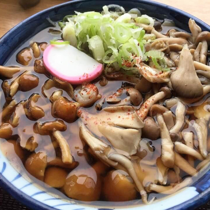 きのこそば(美登屋 （みとや）)