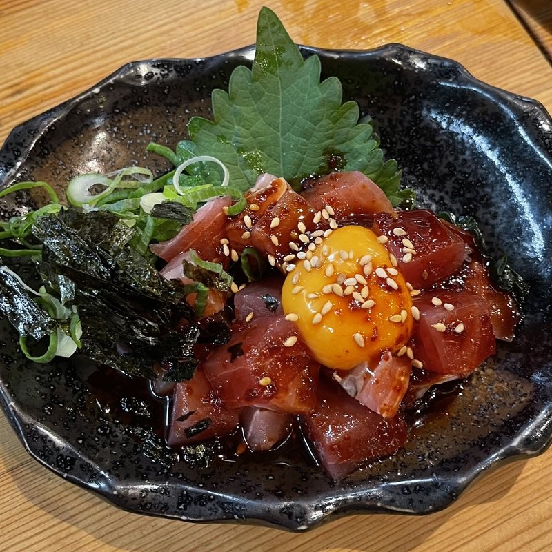 まぐろユッケ(地魚屋台　とっつぁん 福島店 )