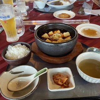 麻婆豆腐セット(瑞陵ゴルフ倶楽部レストラン )
