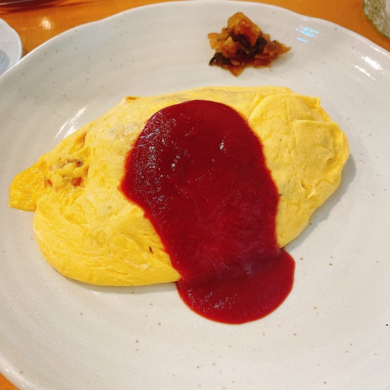 チキン・オムライス(ルー・ド・メール （Loup de mer）)