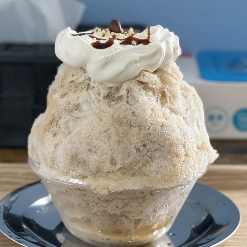 ミルク&珈琲（ハーフ）(青山商店 かき氷処)