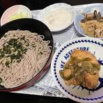 ざるそば定食(自宅)