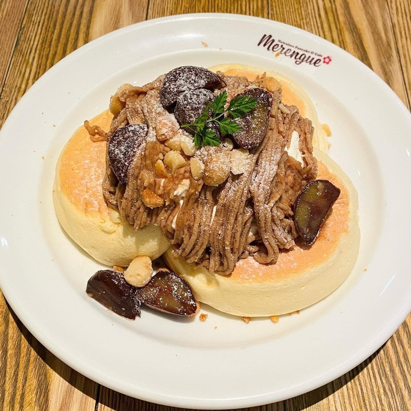 モンブランパンケーキ(Hawaiian Cafe＆Restaurant Merengue みなとみらい店)