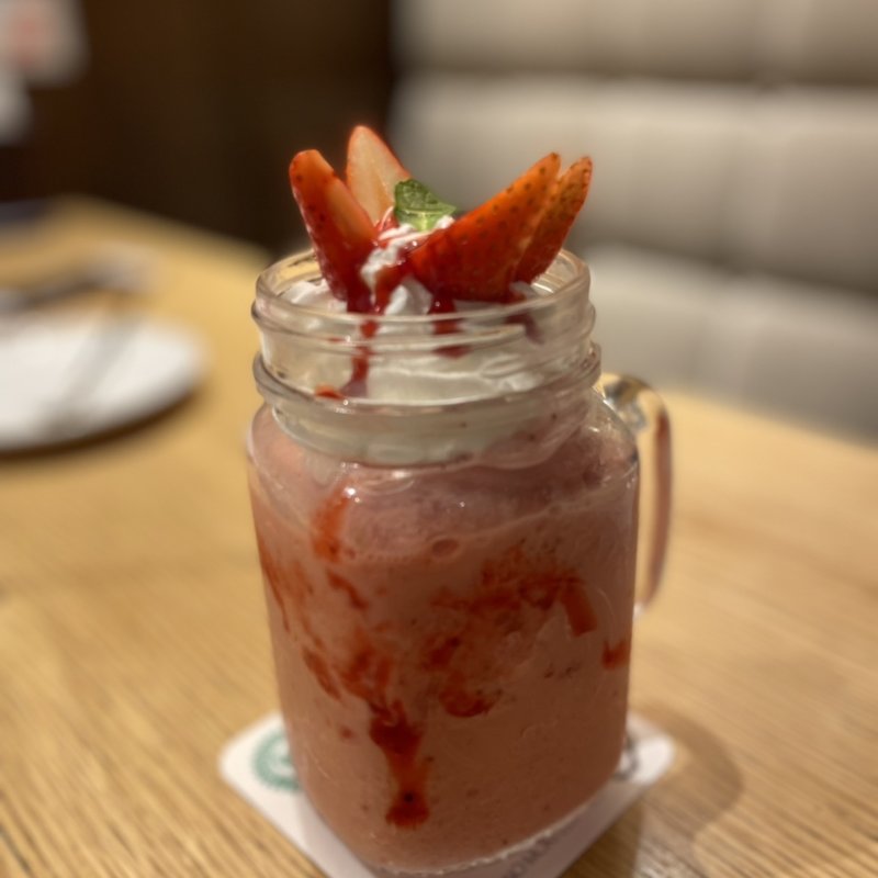 ストロベリースムージー(むさしの森珈琲)