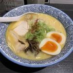 味玉　濃厚鶏白湯らーめん(麺屋武一 初台店)