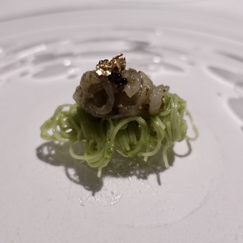 白イカとキャビアのカッペリーニ(TexturA (テクストゥーラ))