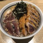 たたき・カツ　ミックス丼(才谷梅太郎)