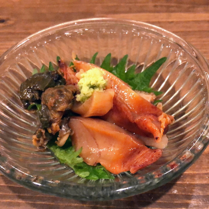 赤貝刺身(酒処てらやま)