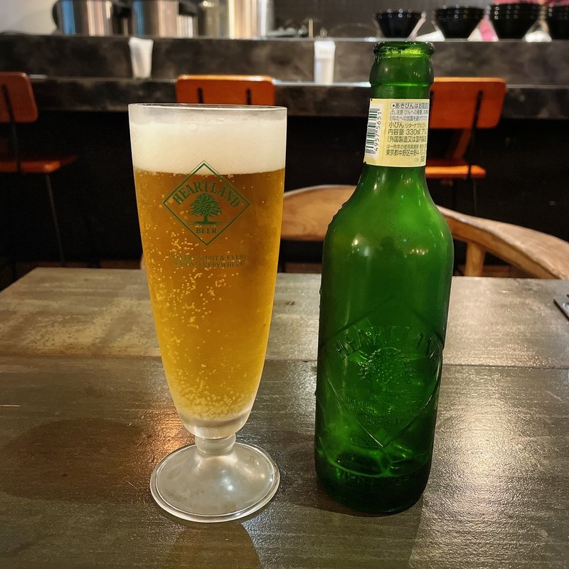 瓶ビール（ハートランド）(中目具郎)