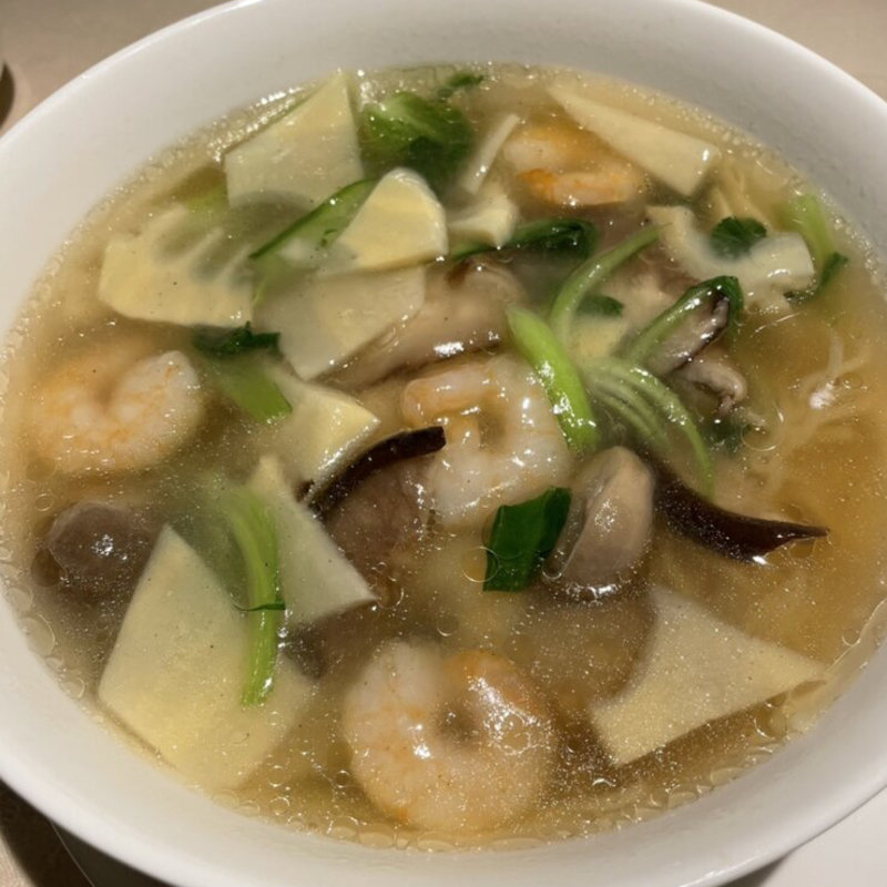 海老入りスープそば(中国料理煌蘭川崎店)