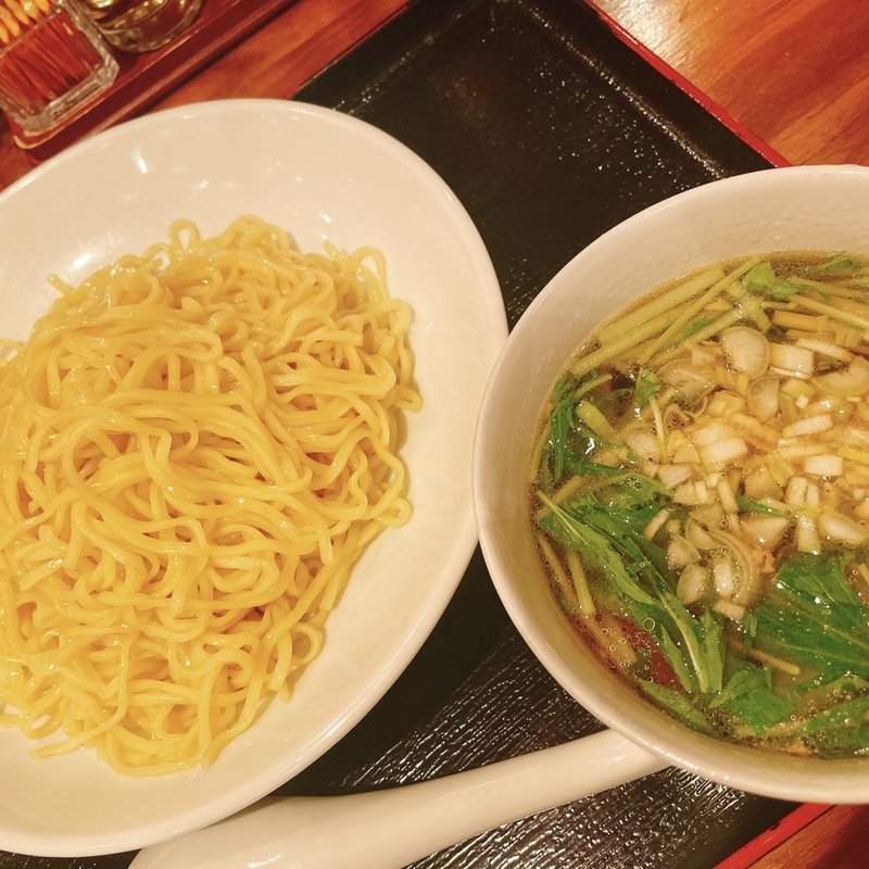 醤油つけ麺(萬里)
