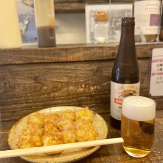 たこ焼き&瓶ビール(大阪イギー )