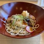 季節のざるそば(岩牡蠣のおろしそば)(そば切り 石垣)
