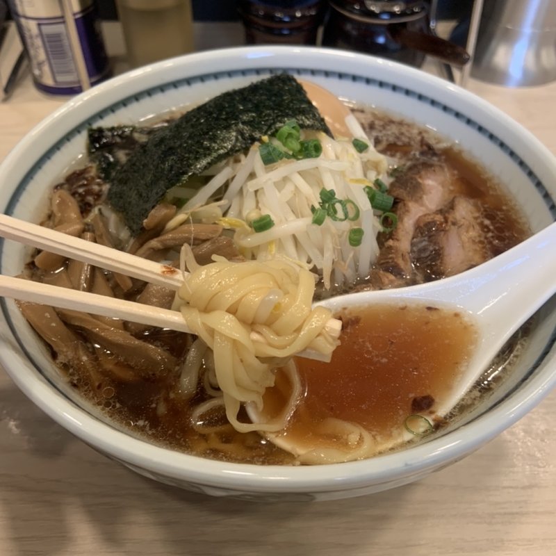 醤油らーめん＋味付たまご(はな火屋)