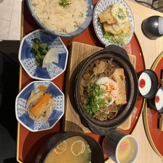 牛すき煮(旬魚 旬菜 咲くら 梅田阪急グランドビル店)