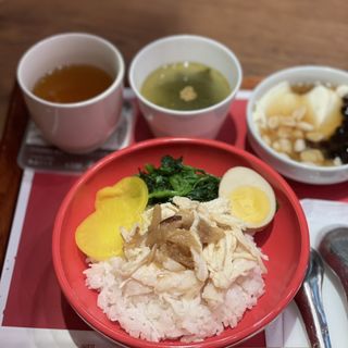 雞肉飯セット(台湾甜商店 キューズモール)