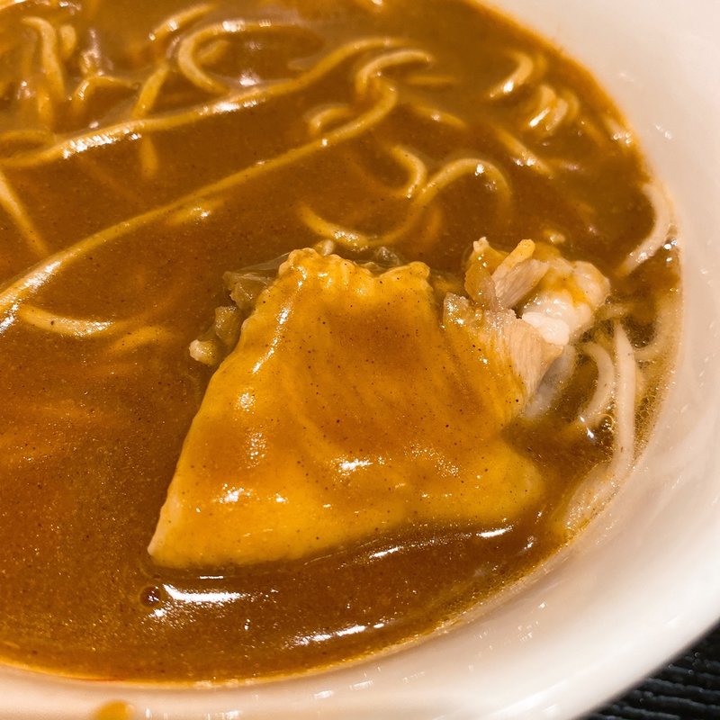 至福のカレーそば(いろり庵きらく 稲毛店)