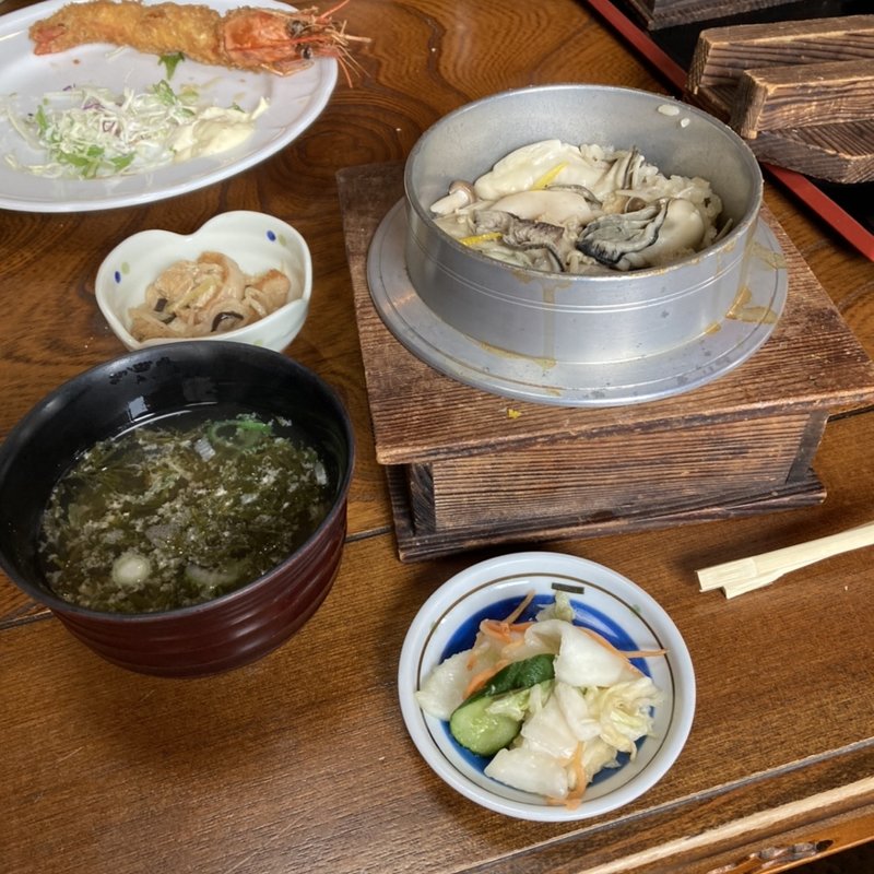 牡蠣のコース(割烹おとみ)