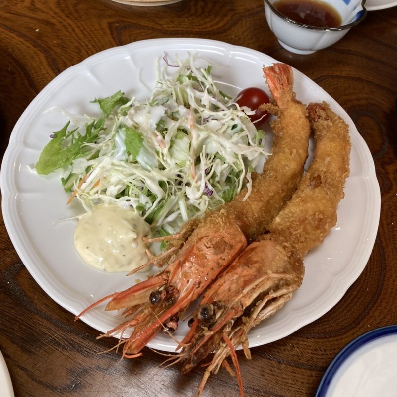 ジャンボ海老フライ(割烹おとみ)