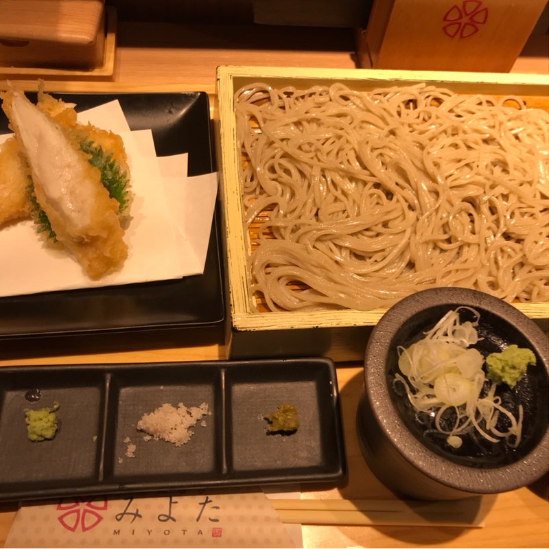 かしわ天せいろ(蕎麦きり みよた)