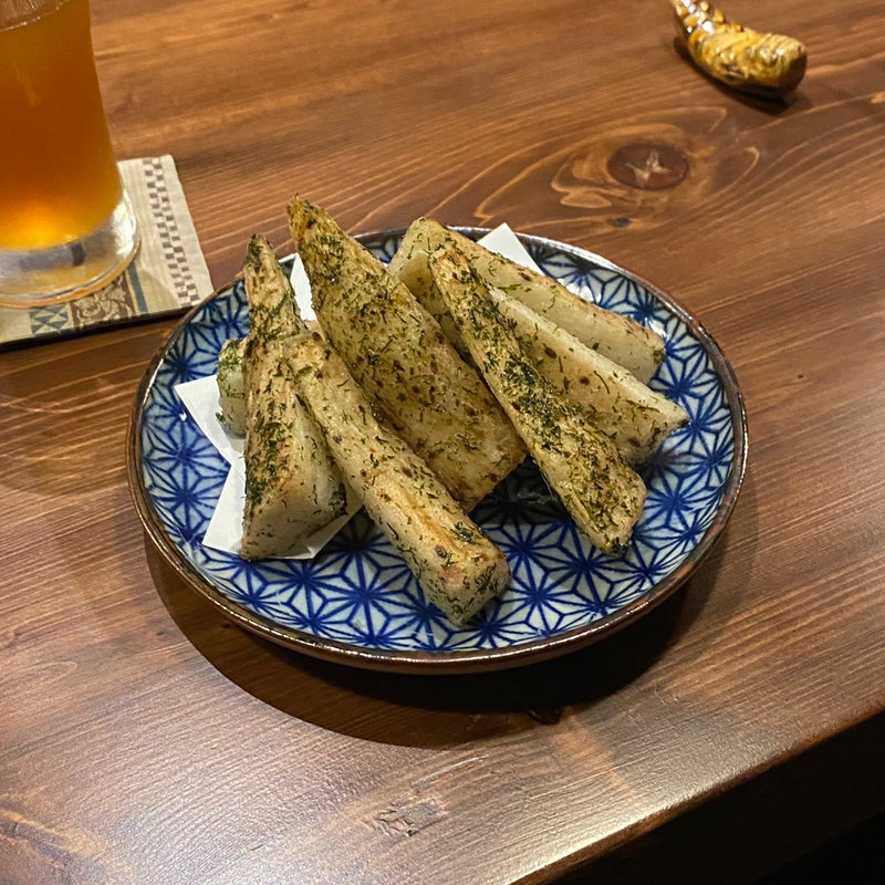 長芋の磯辺揚げ(ふらっと日な田)