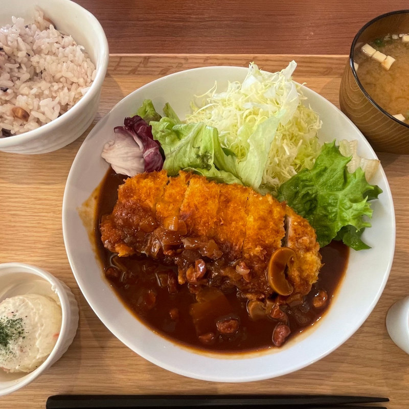 デミかつプレート(さかい珈琲 京都園部店)