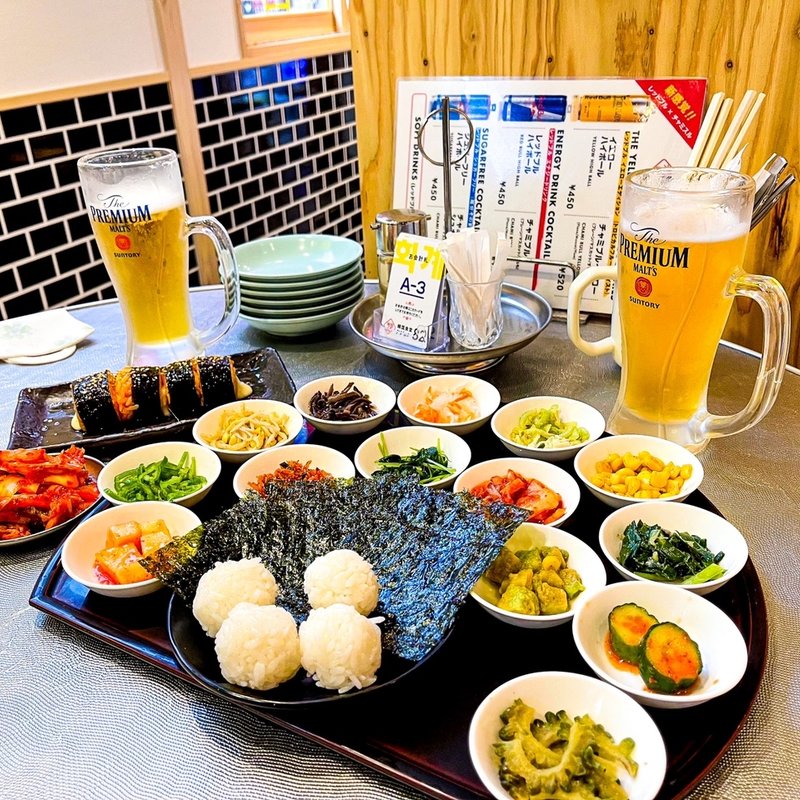 キムチ&ナムル盛り合わせ(韓国食堂 ケジョン82)