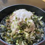特盛冷やしとろろ富士そば(自宅)