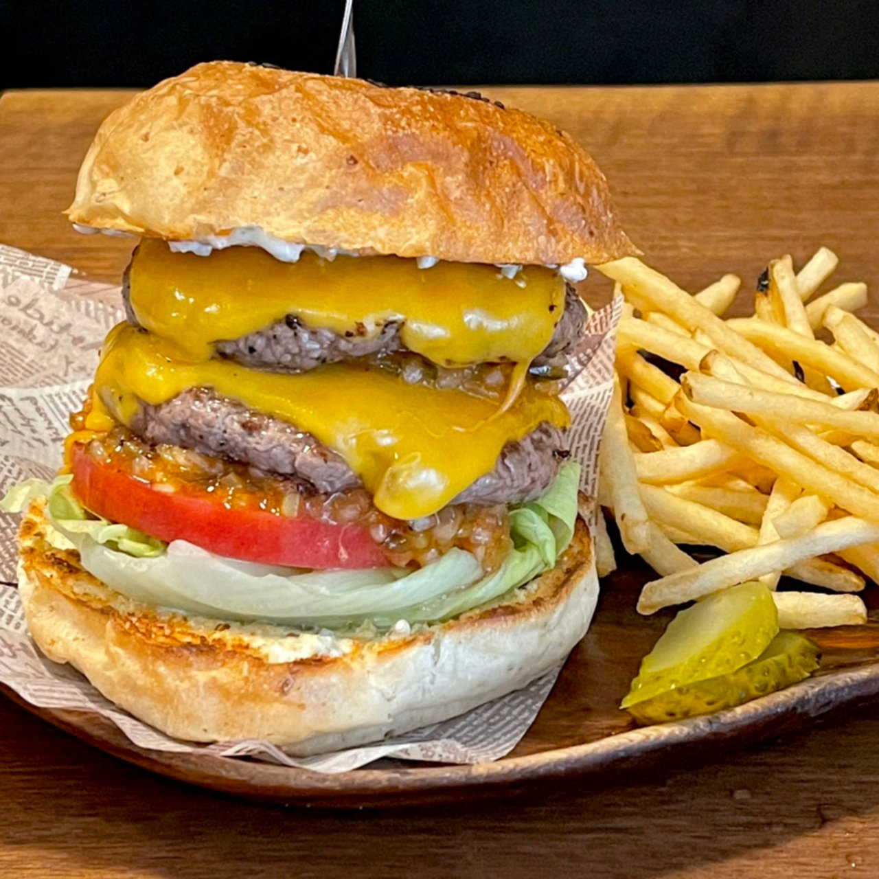 バリネスダブルチーズバーガー(Jack37Burger （ジャックサンナナ