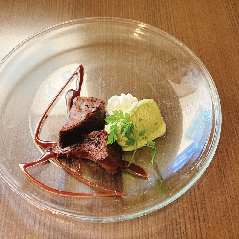 ガトーショコラとピスタチオアイス(シュポール （SHUPOUL）)