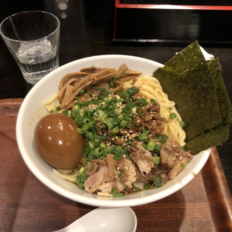 汁なし坦々麺全部入り(つけ麺屋しずく )