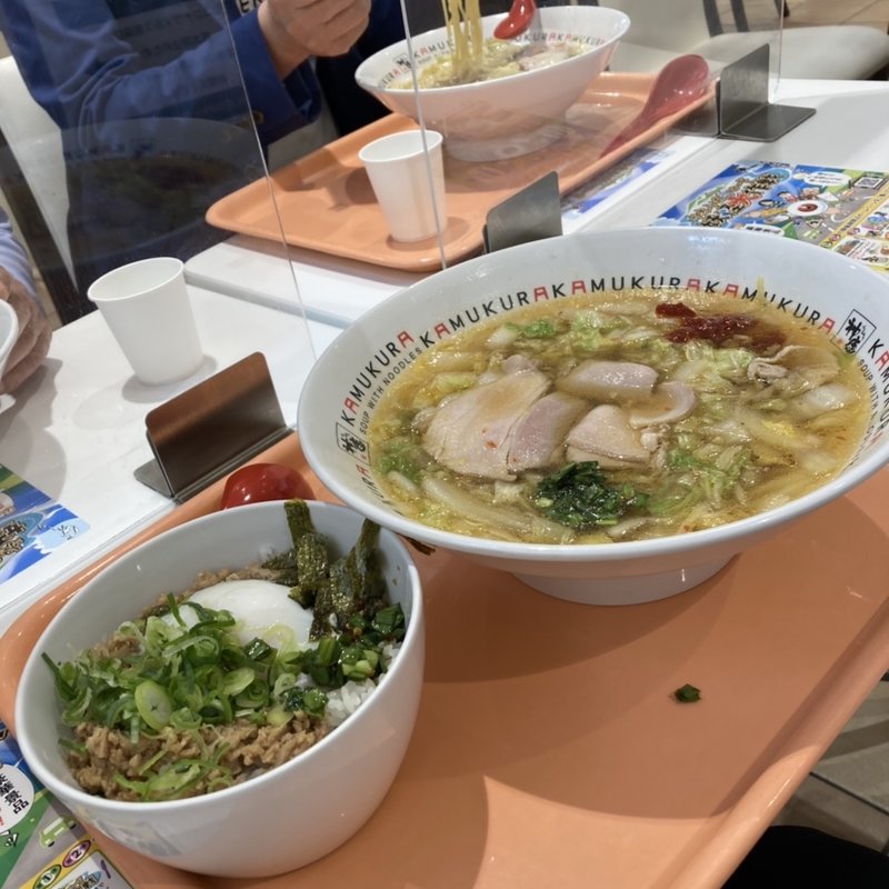 そぼろご飯セット(どうとんぼり神座 宝塚北SA店)