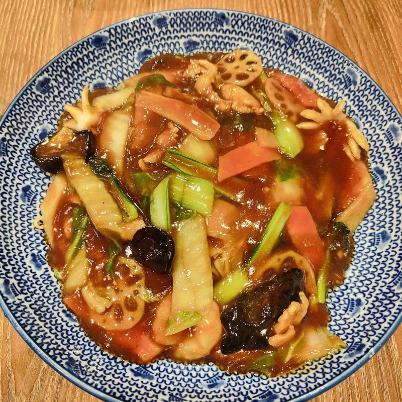 五目あんかけ焼そば (炒め麺)(人人人 マルヤマクラス店 （レンレンレン）)