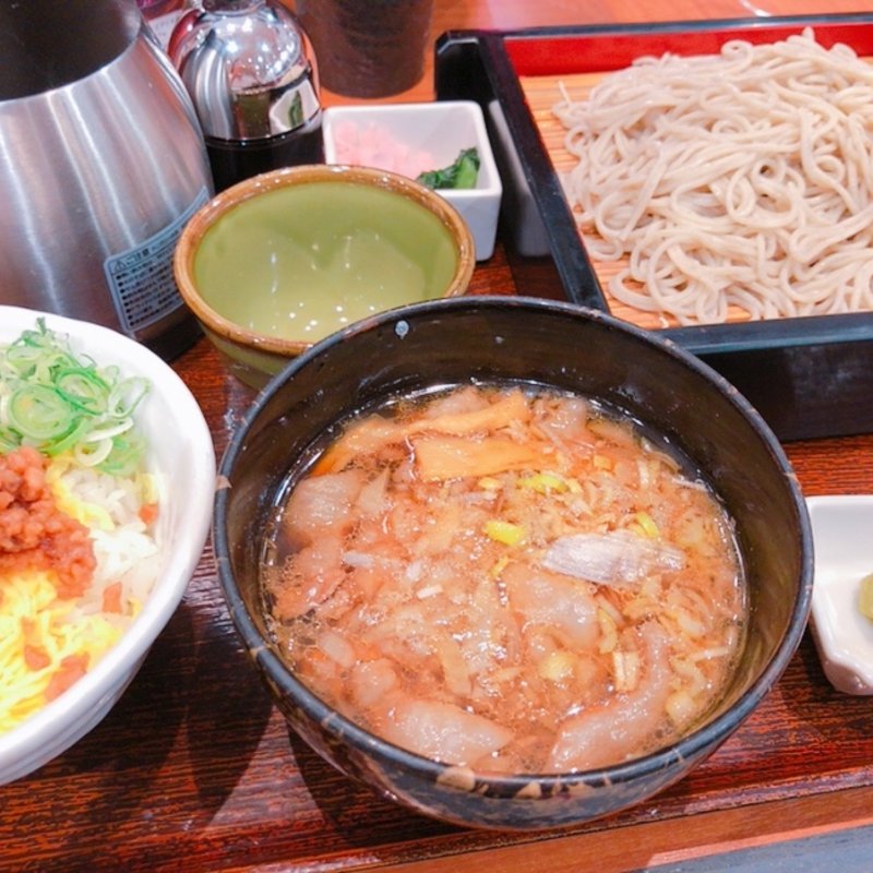 イベリコ豚のつけ麺(家族亭 野田阪神店)