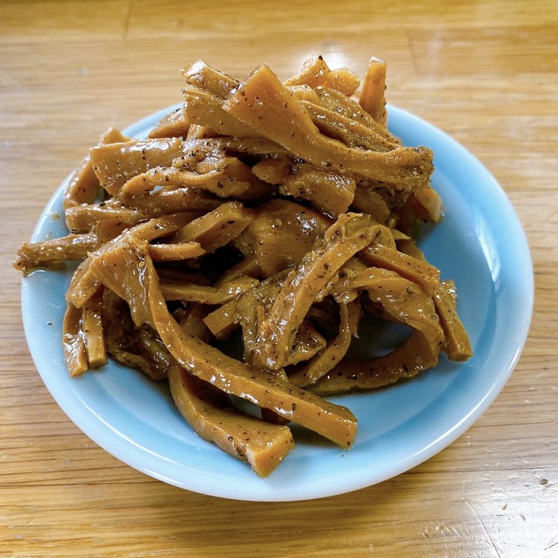 メンマ皿(みんみんラーメン 本店 )